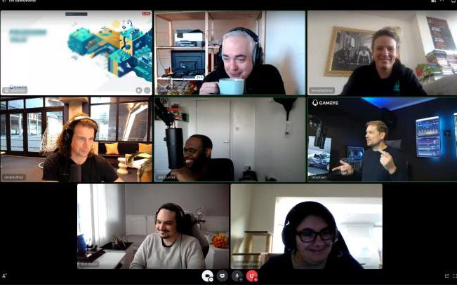 Gameye team video call