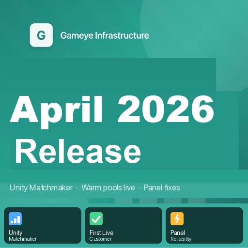 Gameye Platform Update — April 2026