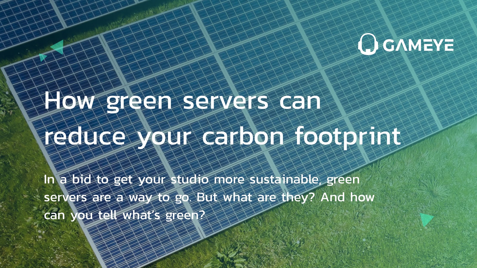 Gaming Responsibly: How green servers can reduce your carbon footprint